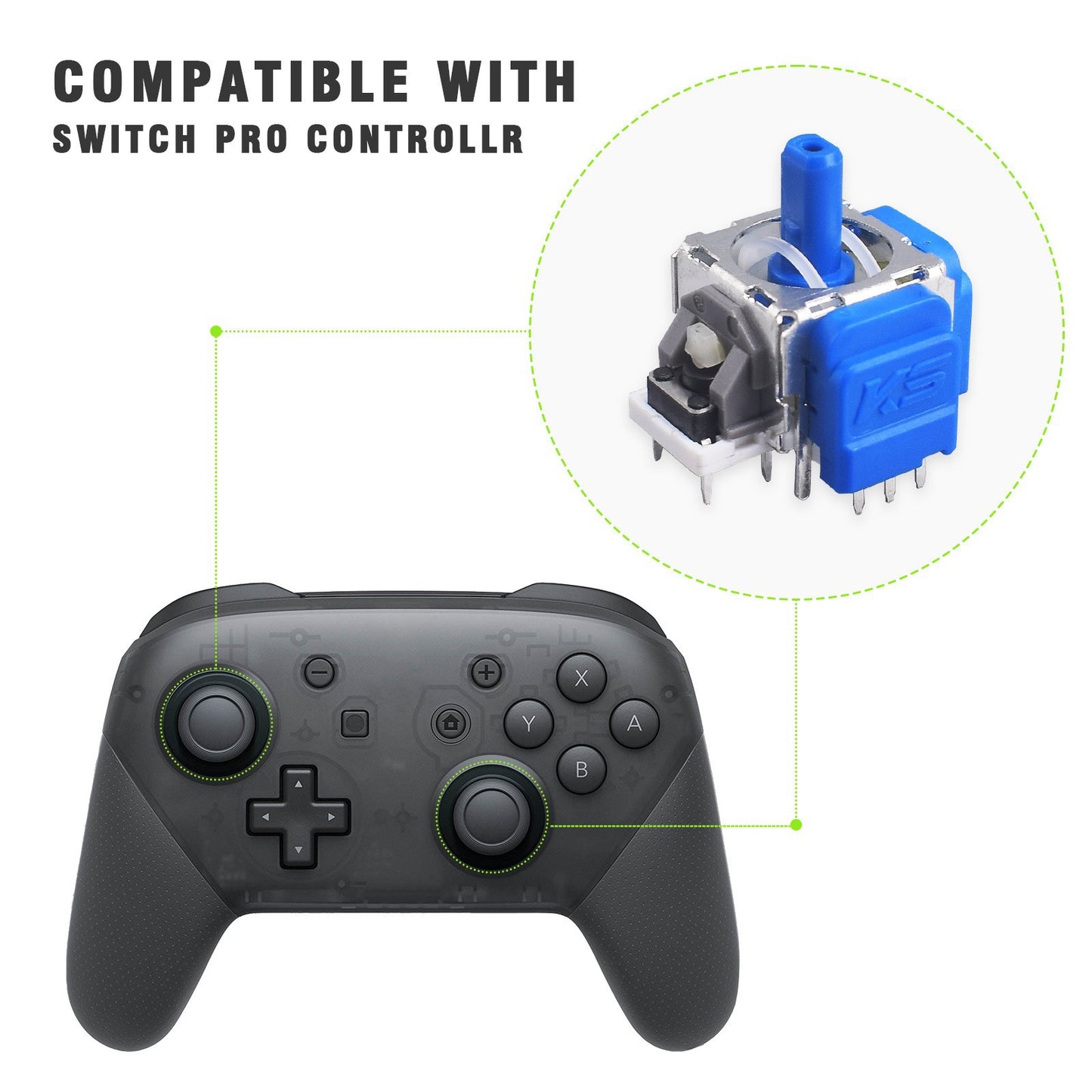 PS5TMR reluctance Hall rocker js13pro PS4 electromagnetic IC joystick xboxone directional lever accessories