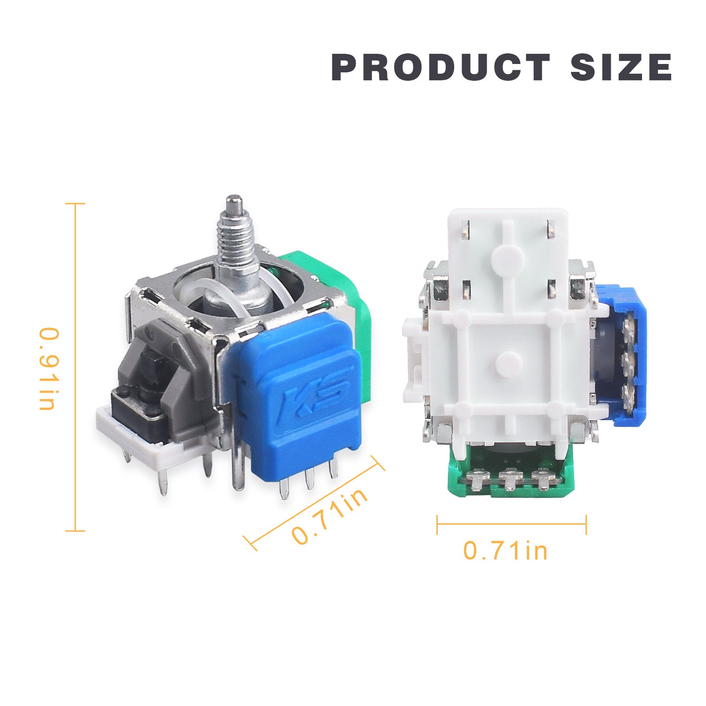 JS13 PRO upgrade PS5 Hall joystick for XBOX PS4 TMR reluctance joystick handle 3D joystick