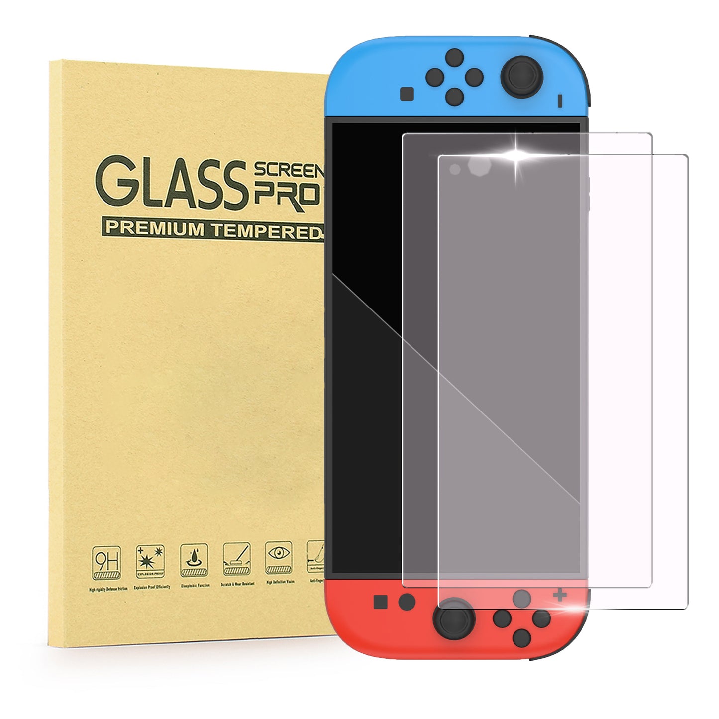 For Nintendo switch 2 tempered film Nintendo switch console screen protector tempered film