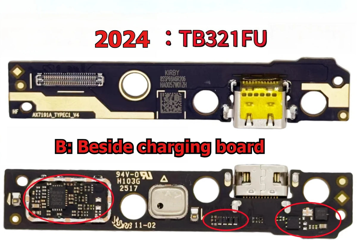 USB Charging Port Connector Plug Jack Charge Dock Board Flex Cable For Lenovo Tab Y700 Gen3 3th TB321FU cable repair Lenovo tablet repair parts