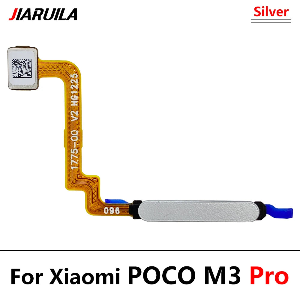 New Fingerprint Scanner For Xiaomi Poco M3 F3 X3 GT Pro Home Button Fingerprint Menu Return Key Sensor Flex Cable For Redmi 9T Xiaomi Xiao mi phone repair parts
