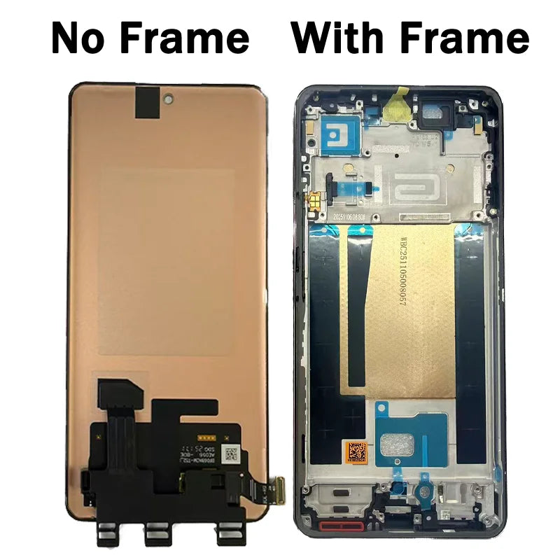 6.8''AMOLED For Realme 16 Pro+ 5G Lcd Display Touch Screen Digitizer Assembly For Realme 16Pro Plus LCD RMX5131 Screen Oppo phone repair parts Realme phone repair parts