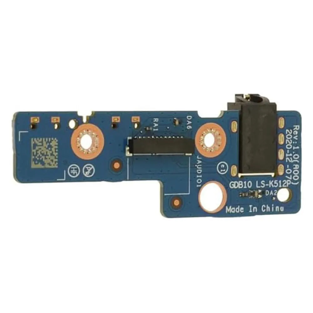 For Dell Latitude 3120 2-in-1 Laptop Audio Port Switch Power Button Board with Cable Repairing Accessories GDB10 LS-K512P 0T0767 Dell laptop repair parts