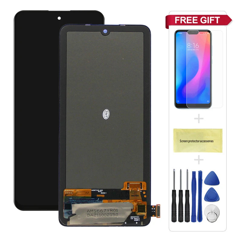 Poco X4 Pro 5G Display Screen Replacement, for Xiaomi Poco X4 Pro 5G 2201116PG Lcd Display Digital Touch Screen with Frame Xiaomi phone repair parts