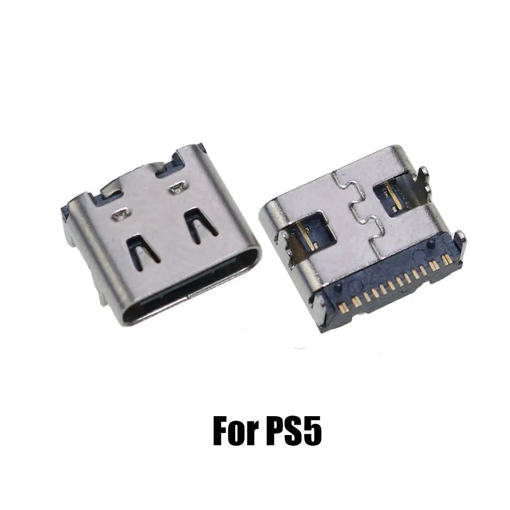 2pcs For NDS NDSL NDSi XL Power Socket Charging Port For GBA GBASP Link Connector For Switch / Lite / Oled / Pro NS Console Game console repair parts