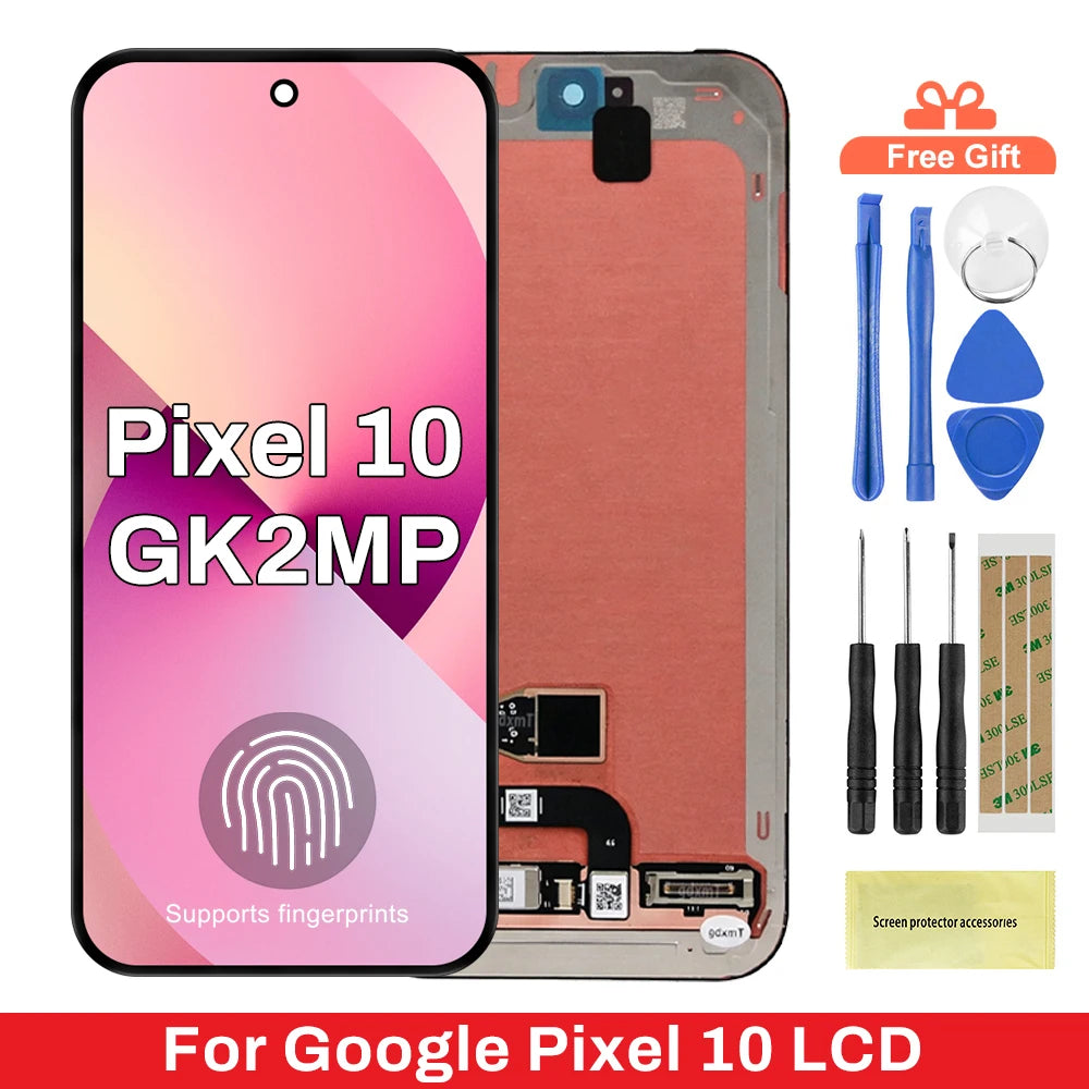 Super Amoled Display For Google Pixel 10 GK2MP GLBW0 GL066 LCD Touch Screen Digitizer Assembly 100% Tested Replacement Parts Google phone repair parts