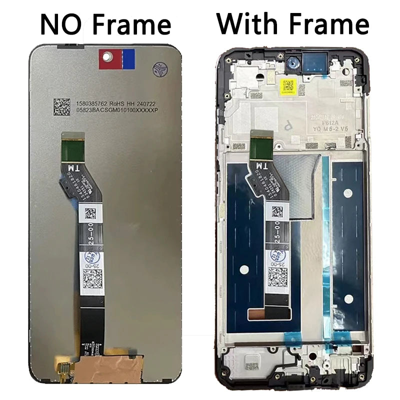 G 5G 2025 XT2513V, T2513-1 Display Screen For Motorola Moto G 2025 LCD Display Touch Screen Digitizer Assembly With Frame Motorola phone repair parts