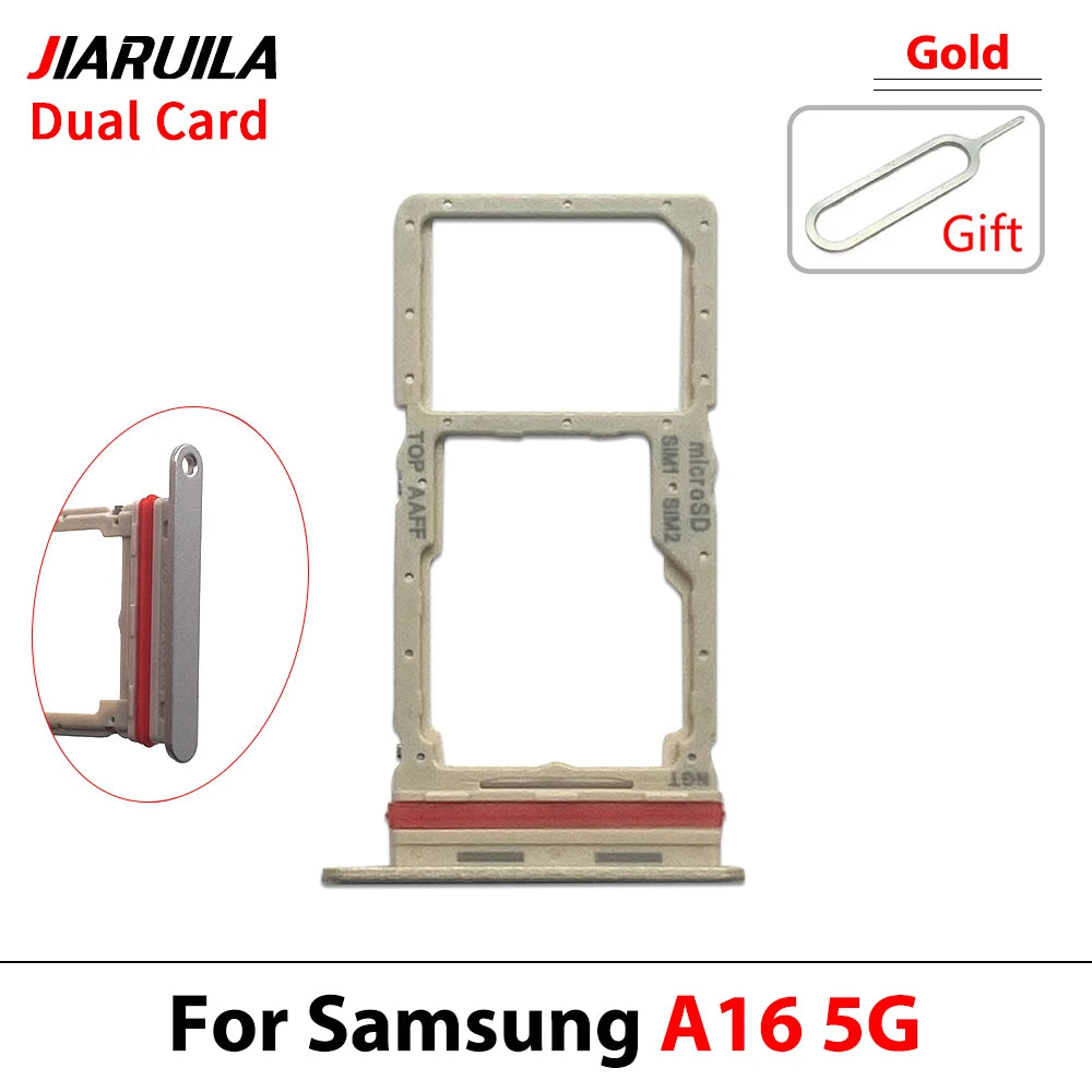 New For Samsung A06 A16 4G 5G SIM Card Slot SD Card Tray Holder Adapter Repair Parts Samsung phone repair parts