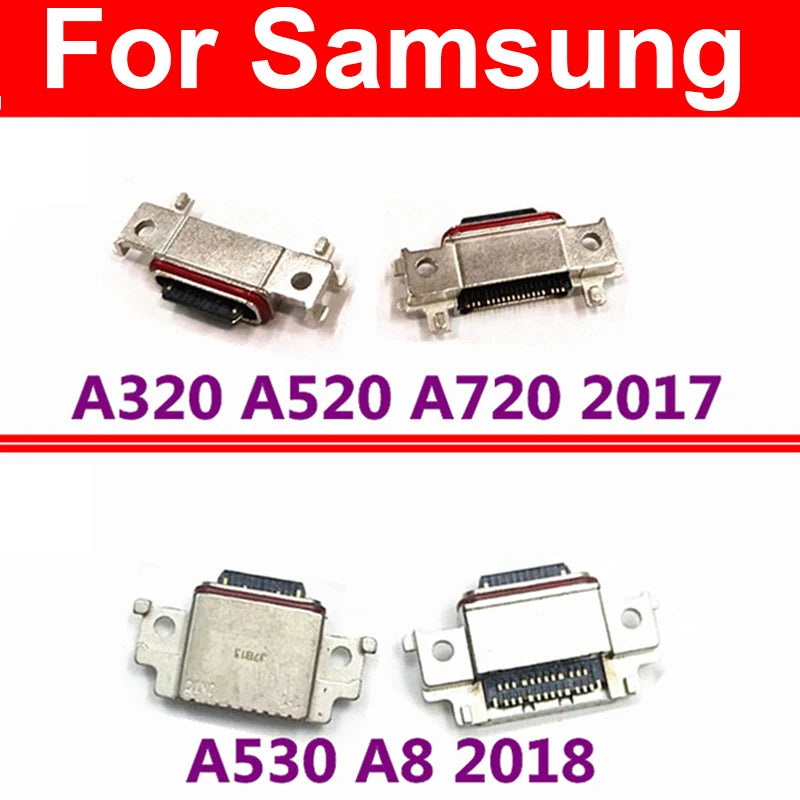 USB Charging Port For Samsung A3 A320 A5 A520 A7 A720 A8 Plus A530 A730 2017 2018 Micro USB Charger Dock Connector Universal Sony phone repair parts