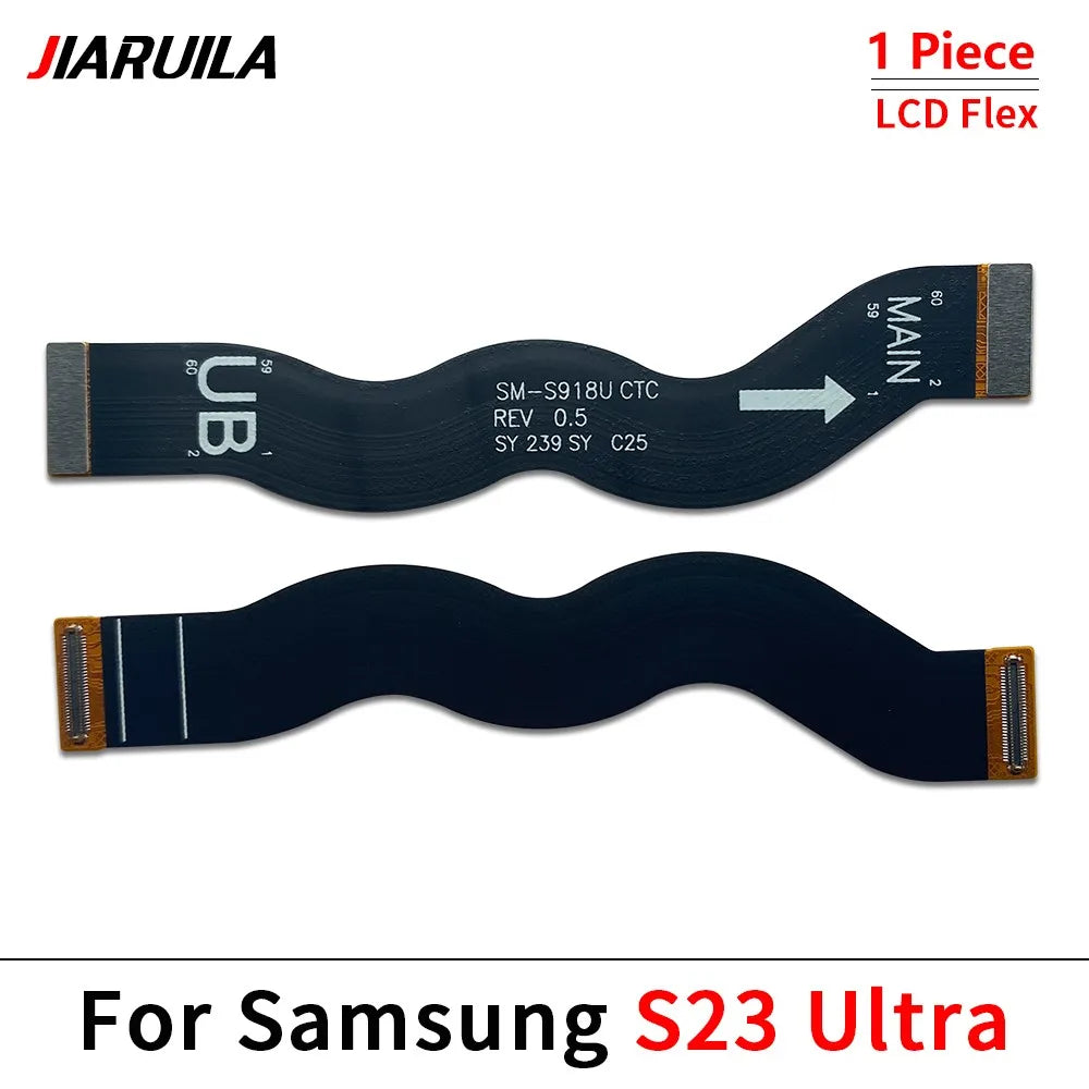10Pcs/Lot, LCD Screen Connector Cable For Samsung S21 S22 S23 S24 Plus Ultra Fe Display Flex Replacement Parts Samsung phone repair parts