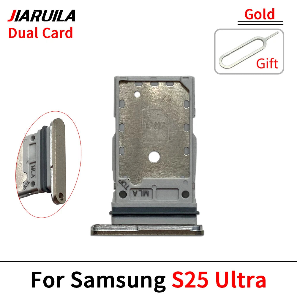 New For Samsung S25 Plus Ultra SIM Card Slot SD Card Tray Holder Adapter