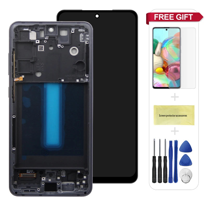 TFT S21 FE For Samsung Galaxy S21 FE LCD Display G990B G990U Display Touch Screen Digitizer Assembly Replacement Tested Samsung phone repair parts