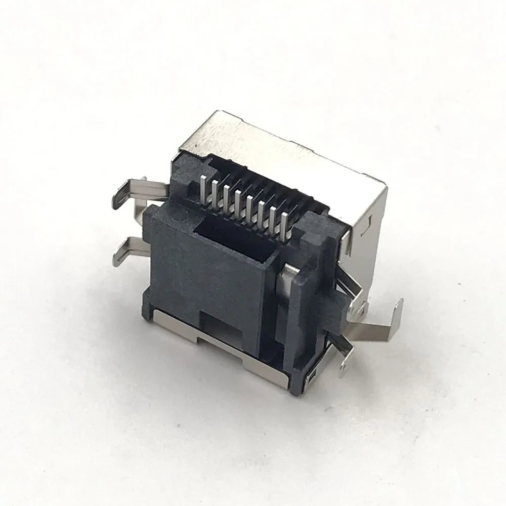 1-5pcs Original New RJ45 Jack Network Port for PS5 Game Console Network Interface Cards for PS4 8Pin Wire Connector Socket Game console repair parts