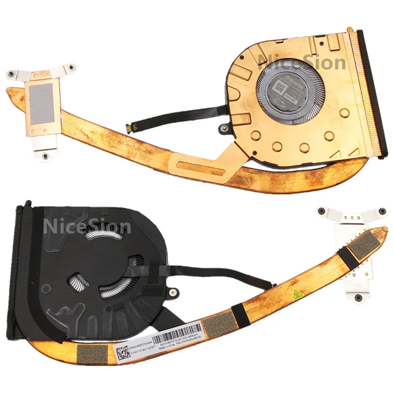 New Original For Laptop Lenovo ThinkPad X1 Nano Gen1 CPU Cooling Fan Cooler Heatsink Radiator Cooler FRU:5H40W65015/5H40W65016 Lenovo laptop repair parts