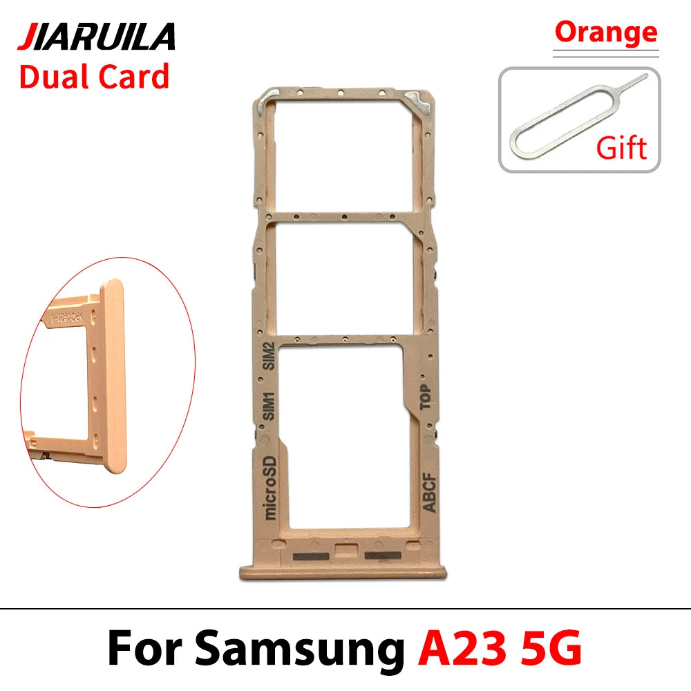 New For Samsung A23 A33 A53 A73 5G SIM Card Tray Slot Holder Replacement Parts Samsung phone repair parts