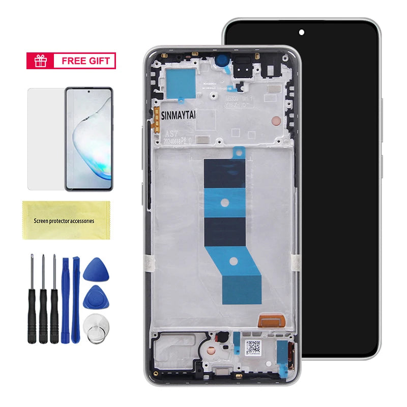 6.67 '' Super Amoled Display For Xiaomi Redmi Note 14 5G lcd touch screen digitizer Assembly For redmi note 14 lcd display Xiaomi phone repair parts