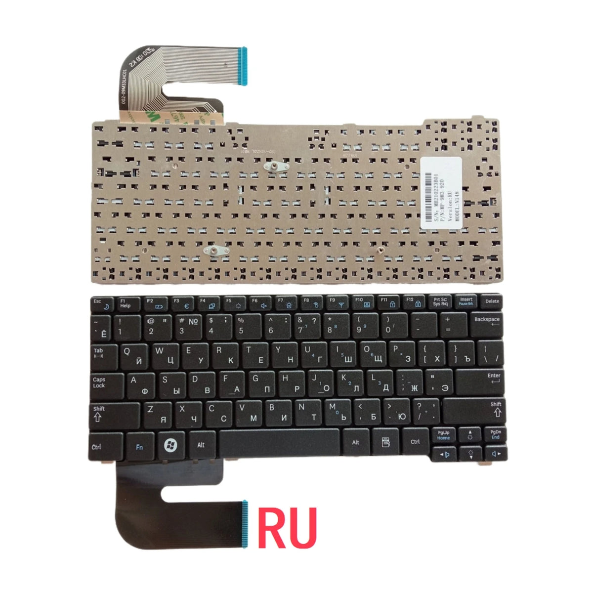 New Spanish Language Keyboard For Samsung N150 plus N143 N145 N148 N158 NB30 NB20 N102 N102S N148P NB30P Replacement Keyboard SAMSUNG laptop repair parts