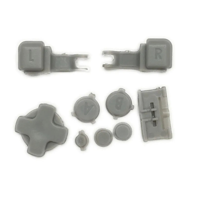 For GameBoy Advance SP Plastic Full Button Set For GBA SP A B Select Start Power ON/OFF L R Buttons Kit D Pad Game console repair parts