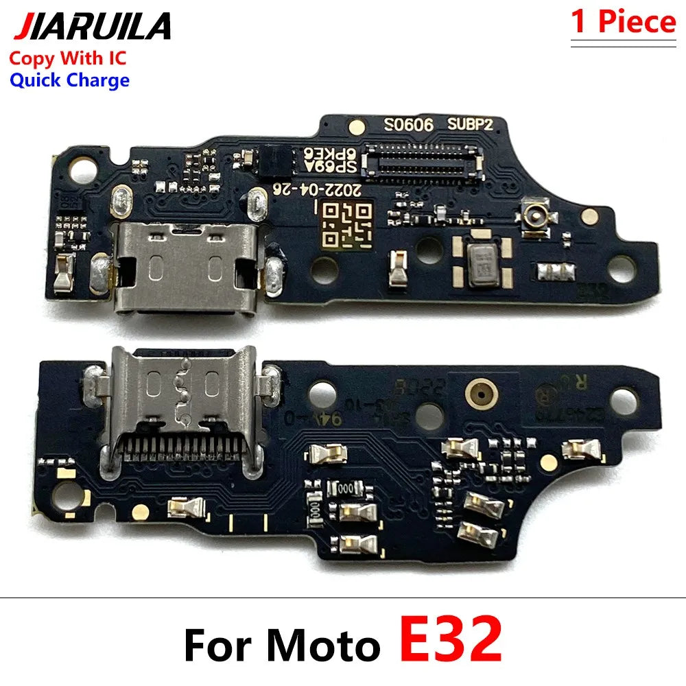 USB Charger Charging Dock Port Connector Flex Cable For Moto E5 E6 E6s E6i E7 E7i Plus Power Play go E20 E30 E40 E32 E22 E13 E14 Motorola phone repair parts