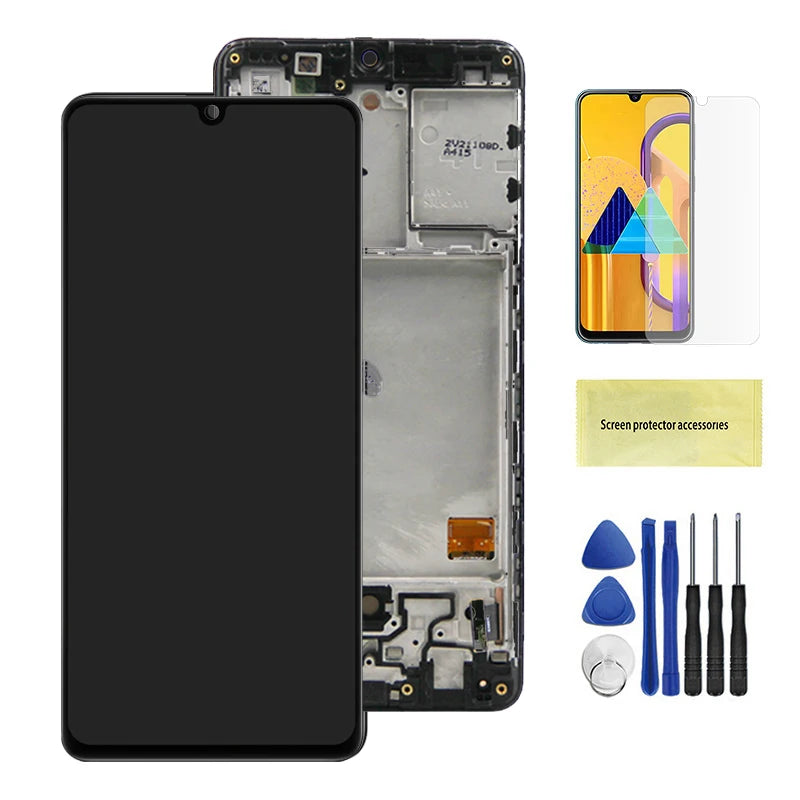 AMOLED A41 Display Screen, for Samsung Galaxy A41 A415 A415F LCD Display Touch Screen Digitizer with Frame Replacement Samsung phone repair parts