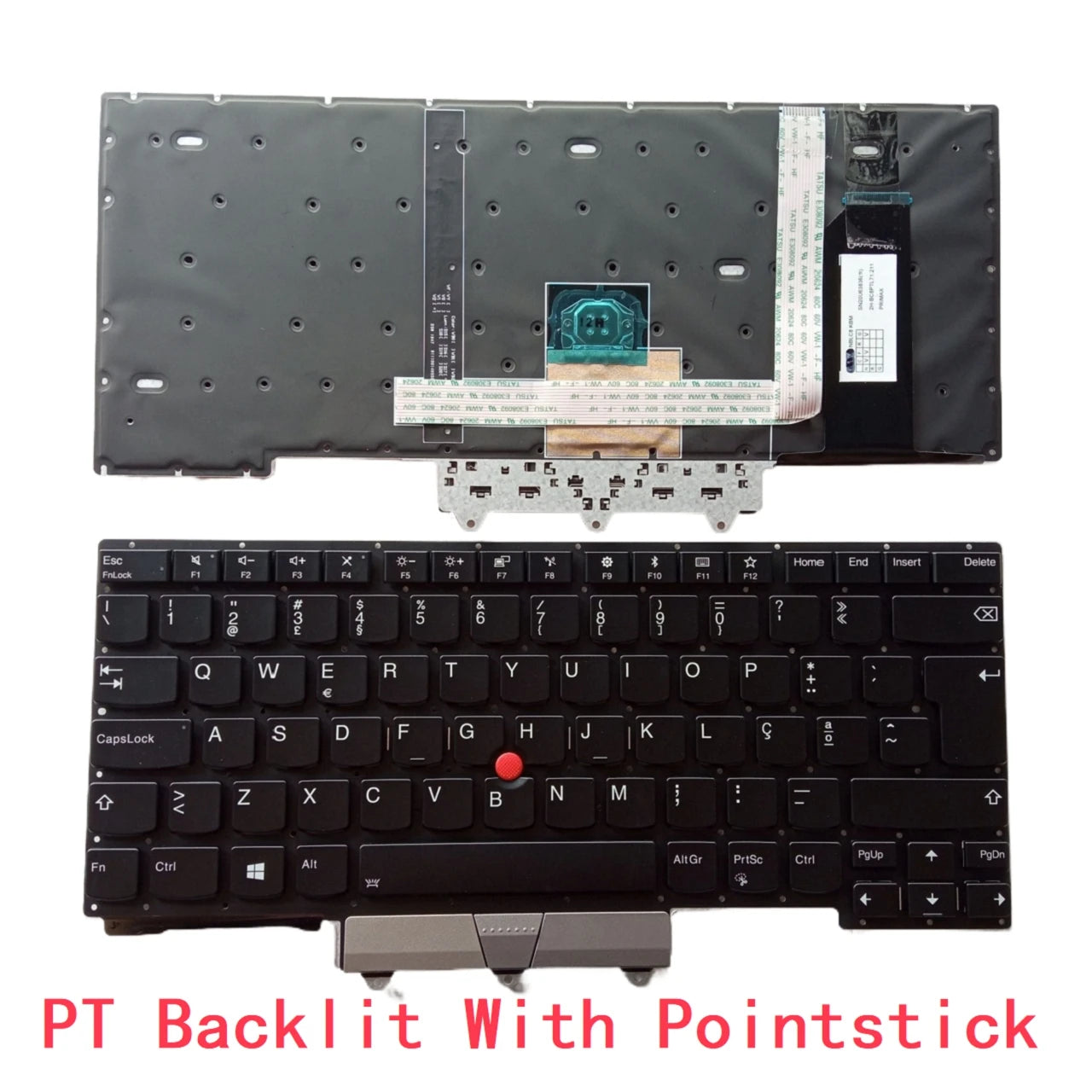 New US Spanish Arab Portuguese Laptop Backlit Keyboard For Lenovo Thinkpad E14 GEN1 Notebook PC Replacement Lenovo laptop repair parts