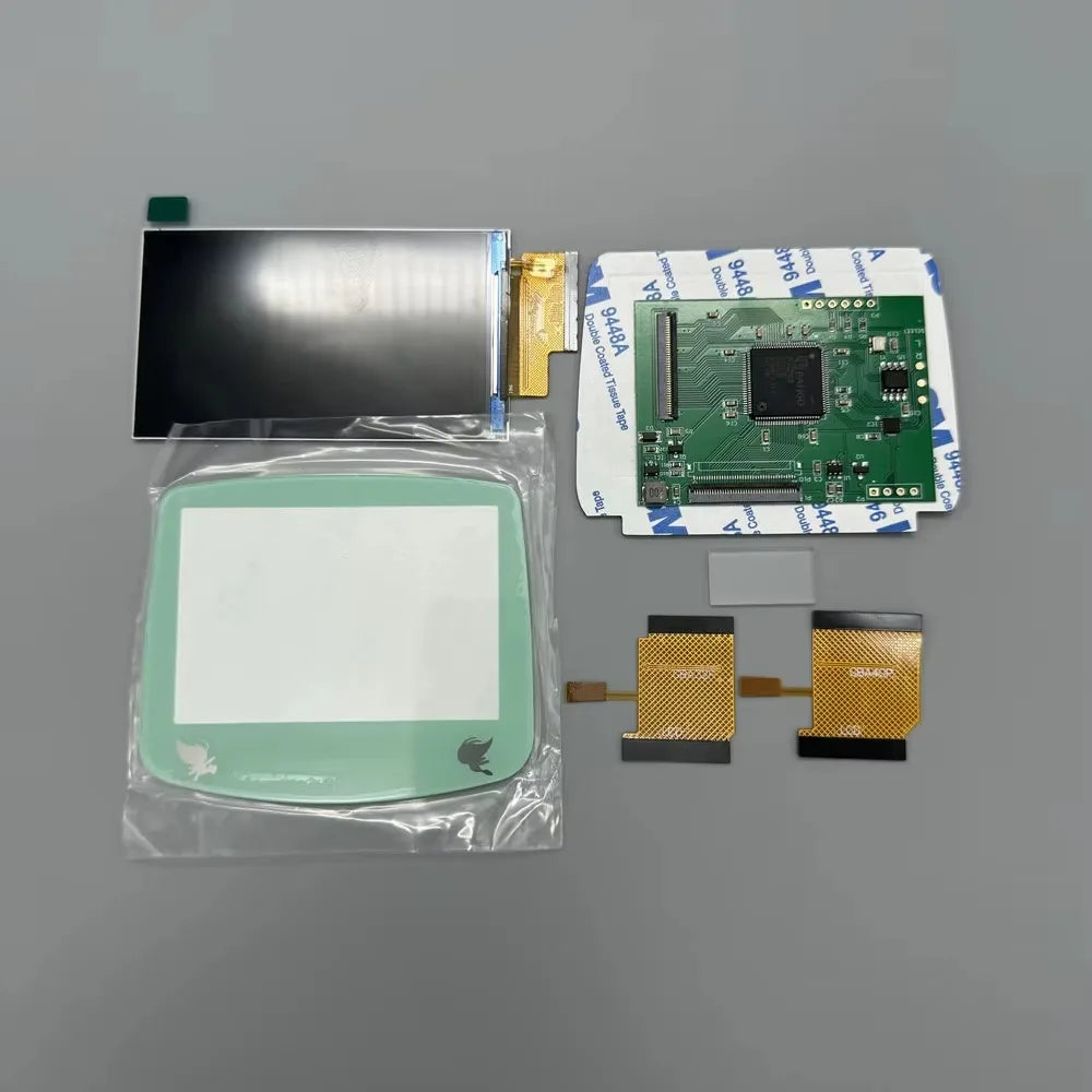 2.9' Original Size IPS LCD Screen For GBA Cut-free Shell No Welding Original Size Screen For GBA Highlight Brightness LCD Gaming Game console repair parts