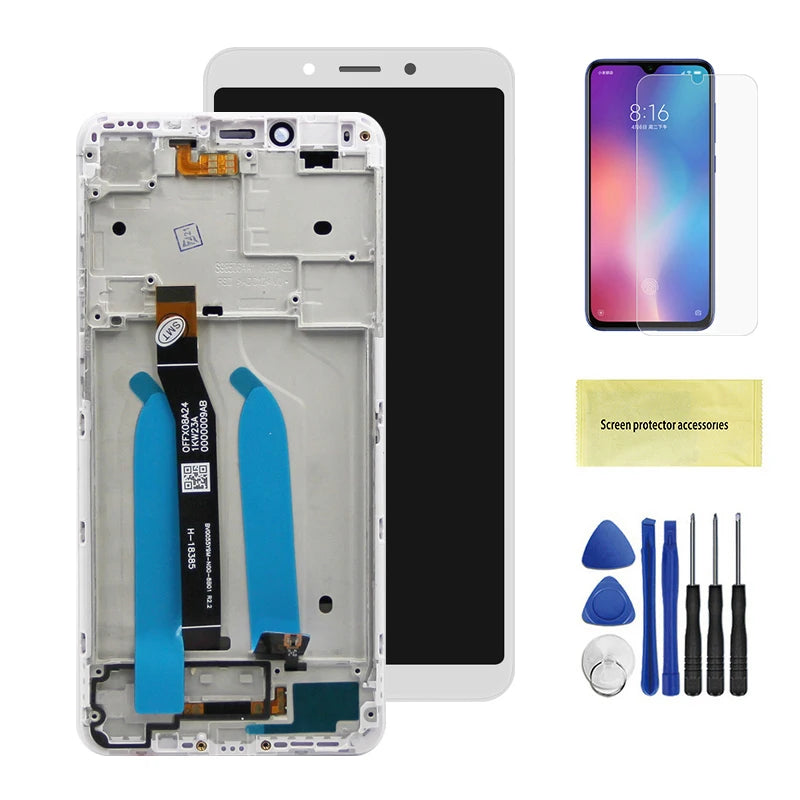 Screen for Xiaomi Redmi 6 Redmi 6A Lcd Display Digital Touch Screen with Frame Assembly for Xiaomi Redmi 6A M1804C3CG M1804C3CH Xiaomi phone repair parts