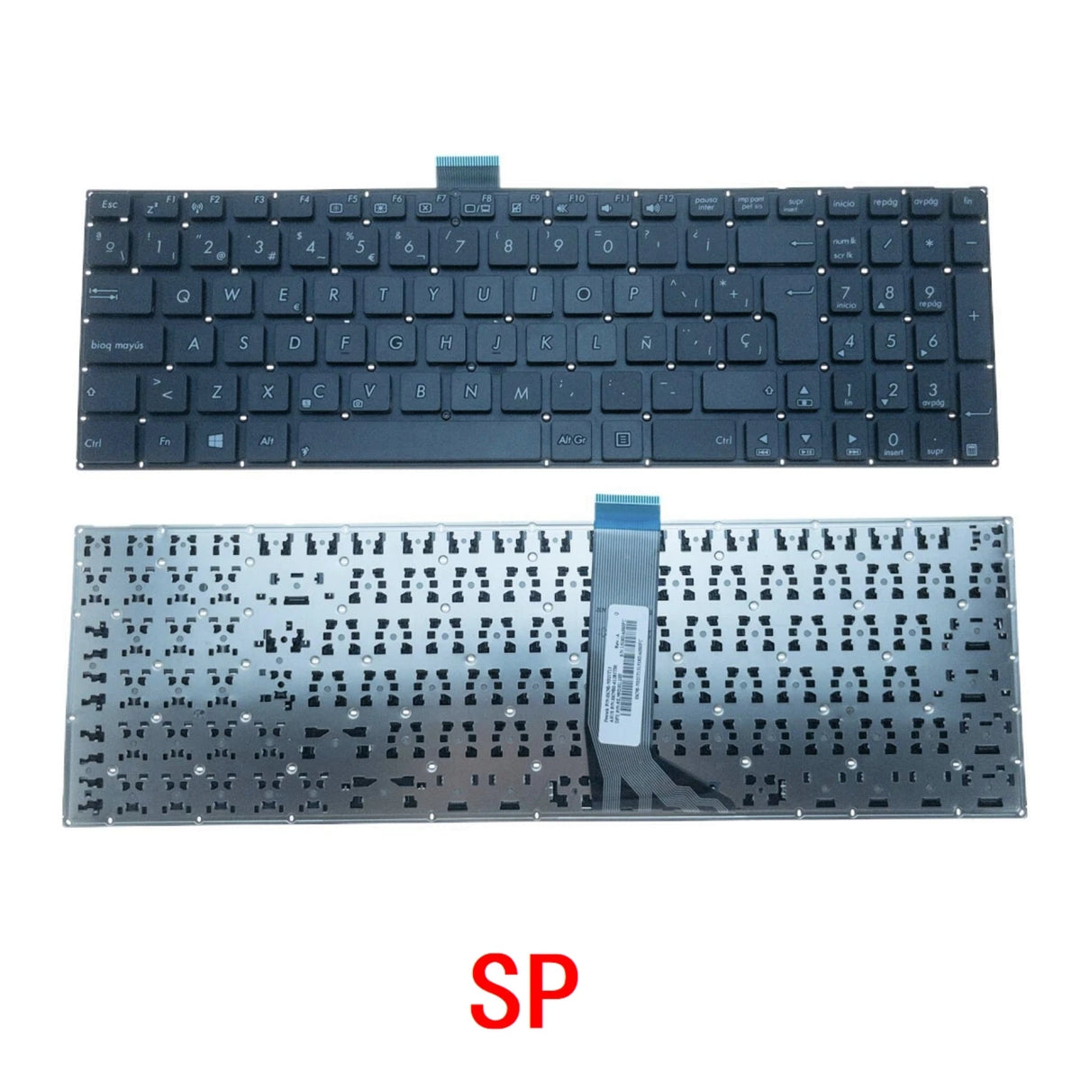 New US Russian Spanish Arab Brazil Keyboard For ASUS X555 X555L X555LA X555LD X555LN X555LP X555LB X555LF X555LI X555U TP550 ASUS laptop repair parts