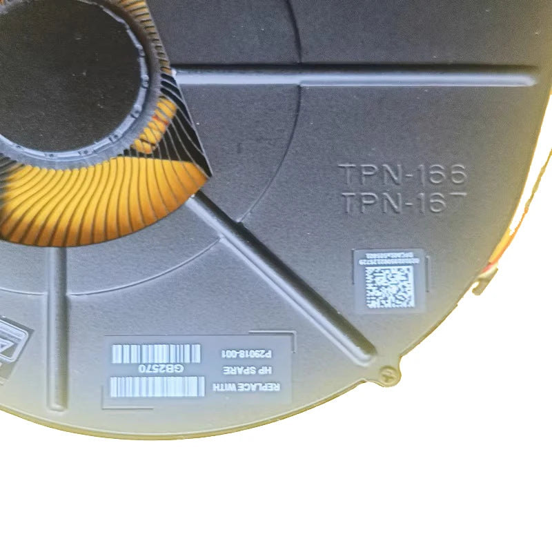 NEW ORIGINAL LAPTOP CPU Cooling Fan For HP OmniBook 16-AS 16-AR TPN-166 TPN-167 P29018-001 HP laptop repair parts