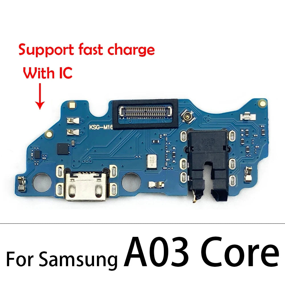 New For Samsung A10 A20 A30 A50 A70 A01 A11 A31 A51 A71 A21s A03 A03s USB Charger Port Dock Connector Charging Board Flex Cable Samsung phone repair parts