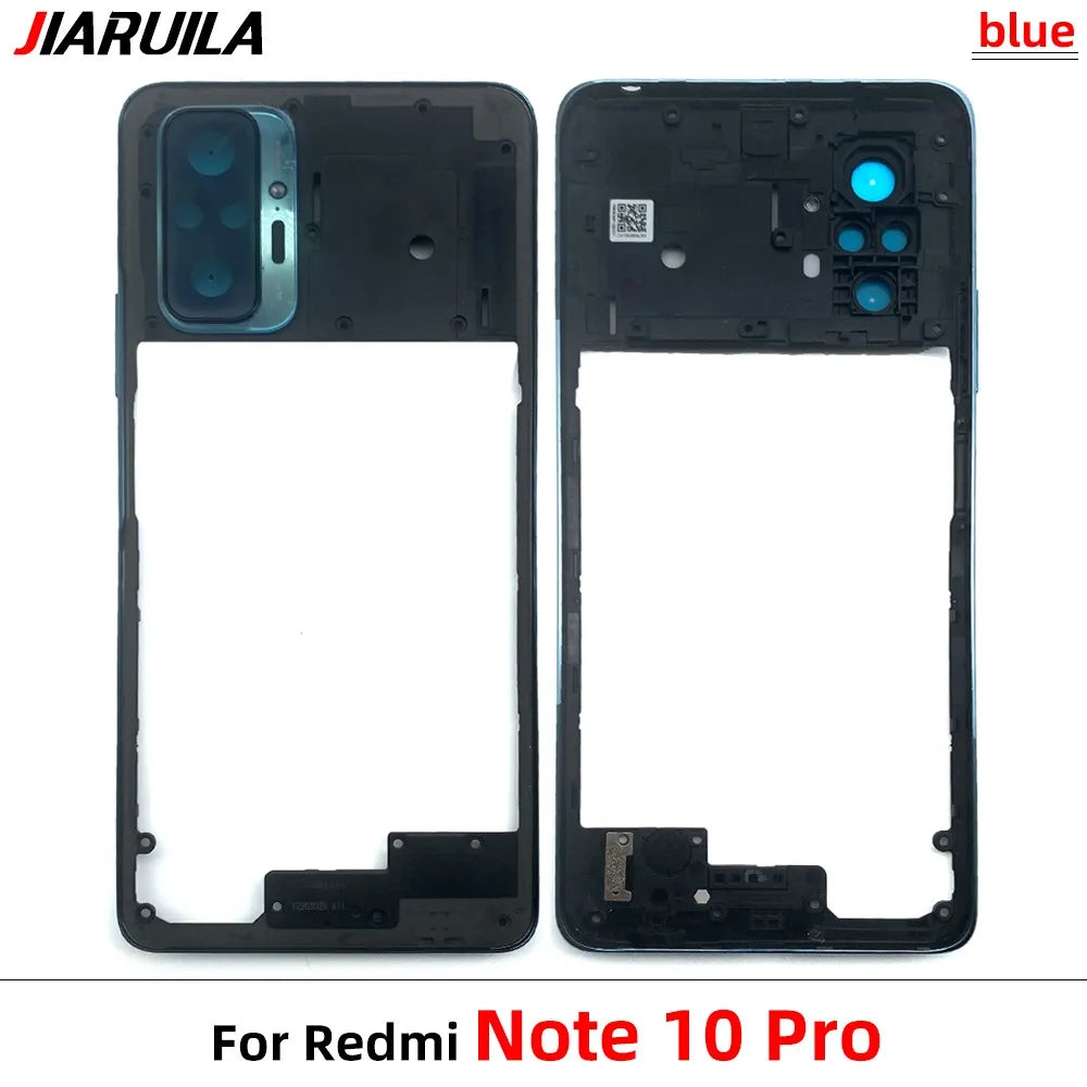 For Xiaomi Redmi Note 10 / Note 10s / Note 10 Pro Middle Frame Holder Housing Replacement Repair Parts Xiaomi Xiao mi phone repair parts