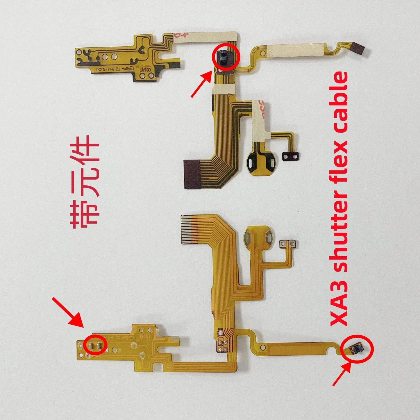 New XA3 XA5 Shutter Flex Cable For Fuji X-A3 X-A5 X-M1 X-A1 X-T1 X-T10 X-T20 X-Pro1 X-Pro 1 X-E1 X-E2 X-E3 X-A2 Camera Shutter Digital Camera repair parts
