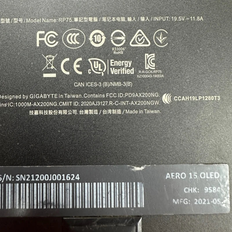 RP75vD eDP OLED CABLE RP75vD for Samsung OLED for Gigabyte RP75 AERO 15 OLED RX5L AORUS 15P KB WB KD Laptop New in Stock Gigabyte laptop repair parts