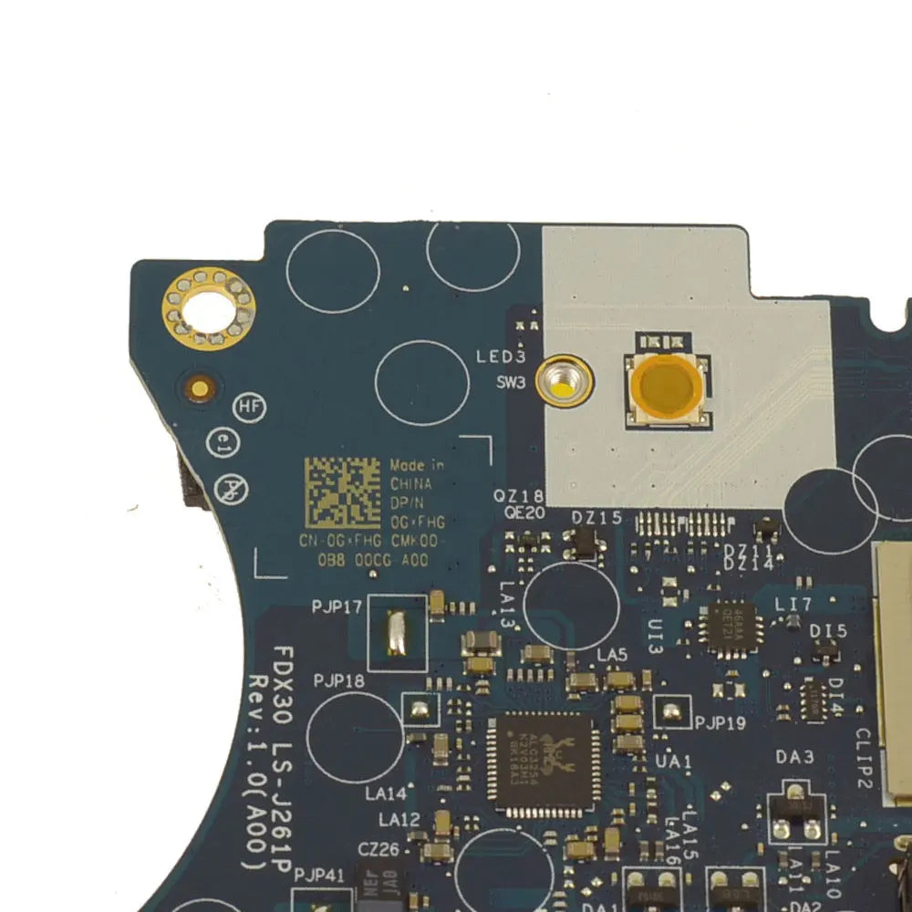 OEM For Dell Latitude 7310 Laptop Fingerprint Reader Audio Headphone USB Jack Port Switch Power Button Board LS-J261P LS-J262P Dell laptop repair parts