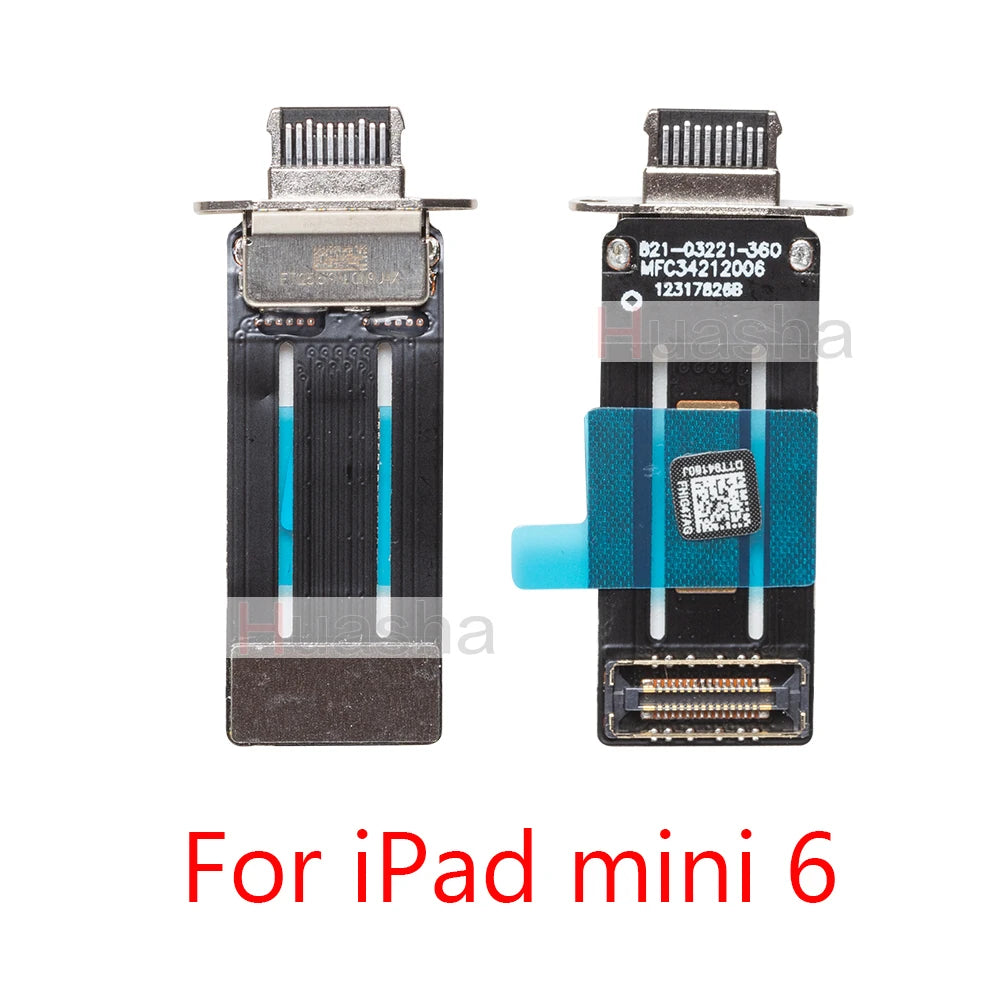 1pcs Charging Charger Port Dock Connector Flex Cable for iPad Mini 6 A2567 A2569 iPad repair parts
