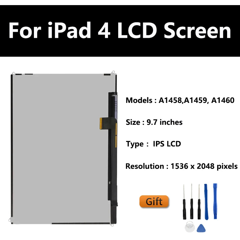 For Apple iPad 2 IPad3 IPad4 A1397 A1395 A1416 A1403 A1459 A1460 LCD Display Touch Screen Digitizer Panel Assembly Replacement iPad repair parts