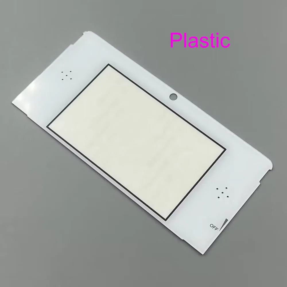 1PC Plass Or Glass Top Screen Protector Cover Lens Replacement For Nintendo 3DS Front LCD Game console repair parts