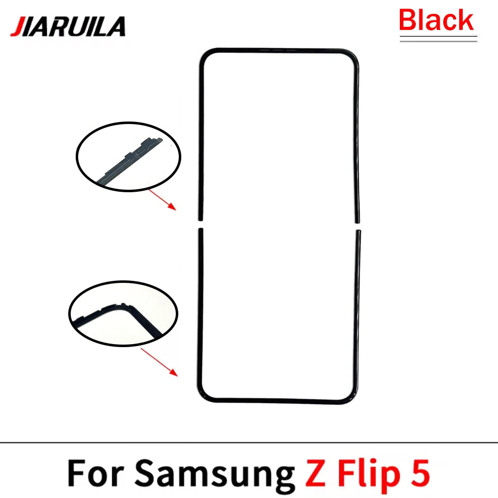 Front Screen Stand Middle Bezel Frame LCD Display Bracket Plastic Hoder For Samsung Z Flip 3 4 5 F731 F721 F711 Samsung phone repair parts