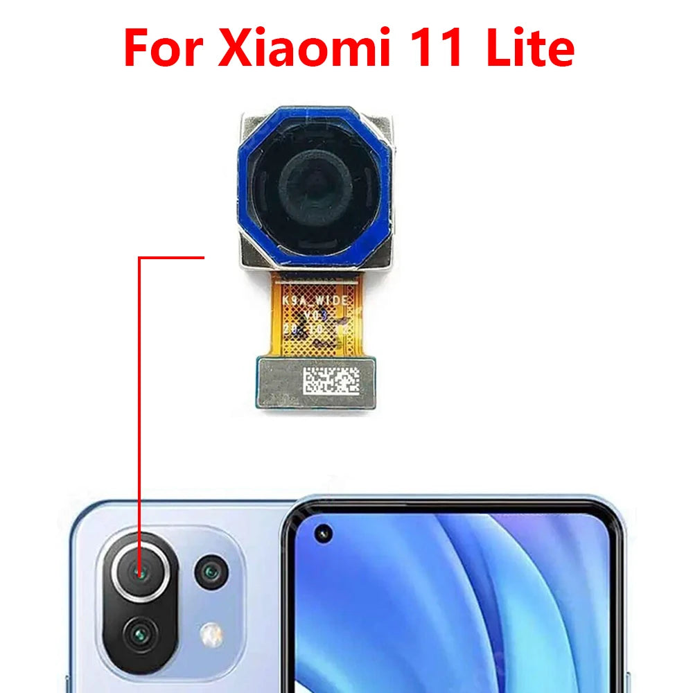 New For Xiaomi Mi 9 10 10T 11 12 Pro Lite Rear Camera Foam Front Back Camera Flex Cable Replacement Parts Xiaomi Xiao mi phone repair parts