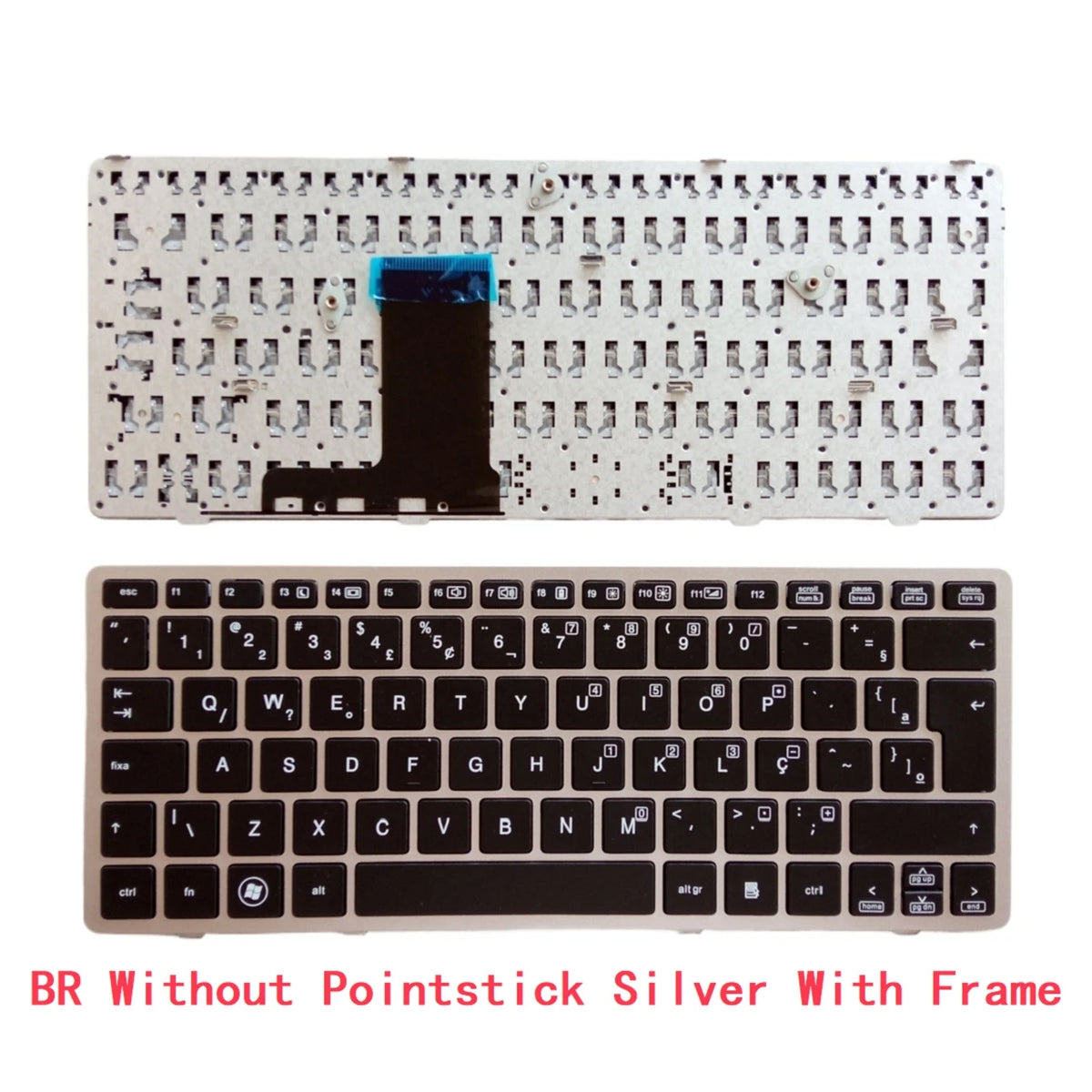 New US Russian Spanish Latin Brazil Laptop Keyboard For HP Elitebook 2560 2560P 2570 2570P 700948-B31 HP laptop repair parts