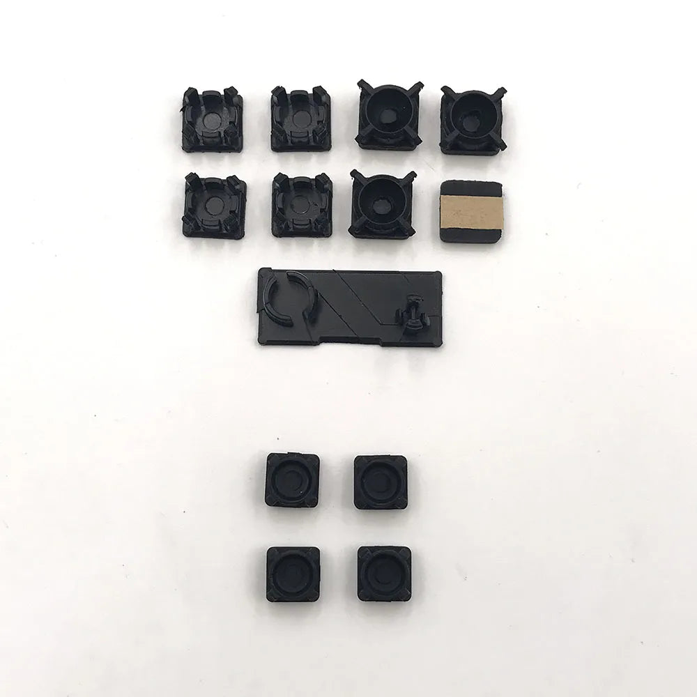 Rubber Feet & Plastic Button Screw Cap Cover Replacement Set For PS3 Slim 2000 3000 4000 For Sony Playstation 3 Controller Game console repair parts