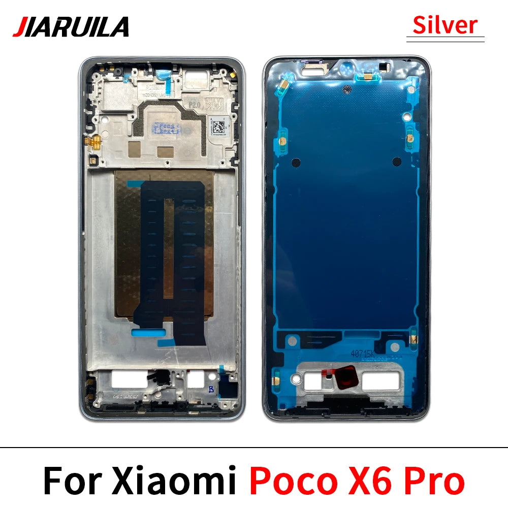 New Front Housing LCD Frame Screen Bezel Holder For Xiaomi Poco F3 F4 X3 GT M3 M4 M5s X5 X6 Pro 4G 5G Xiaomi Xiao mi phone repair parts