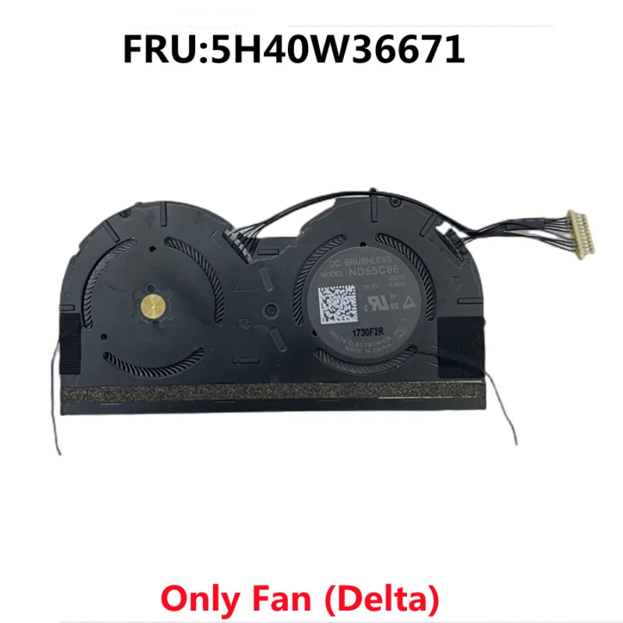 New Original For Laptop Lenovo ThinkPad X1 Carbon 9th 2021 Gen X1 Yoga 6th Gen CPU Cooling Fan Heatsink Radiator 5H40W36672 Lenovo laptop repair parts