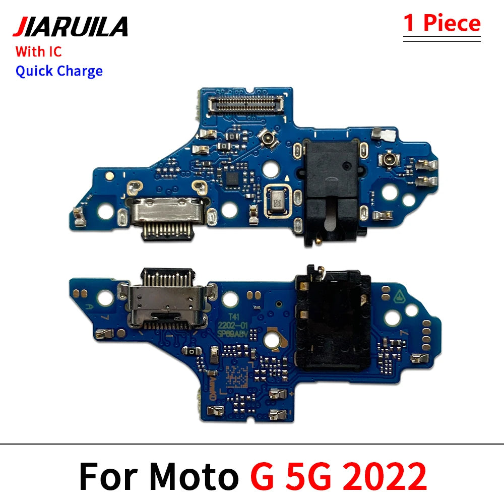 USB Charging Port Dock Charger Connector Board Flex Cable For Moto G Stylus Power Play Pure G 5G Plus 2020 2021 2022 2023 2024 Motorola phone repair parts