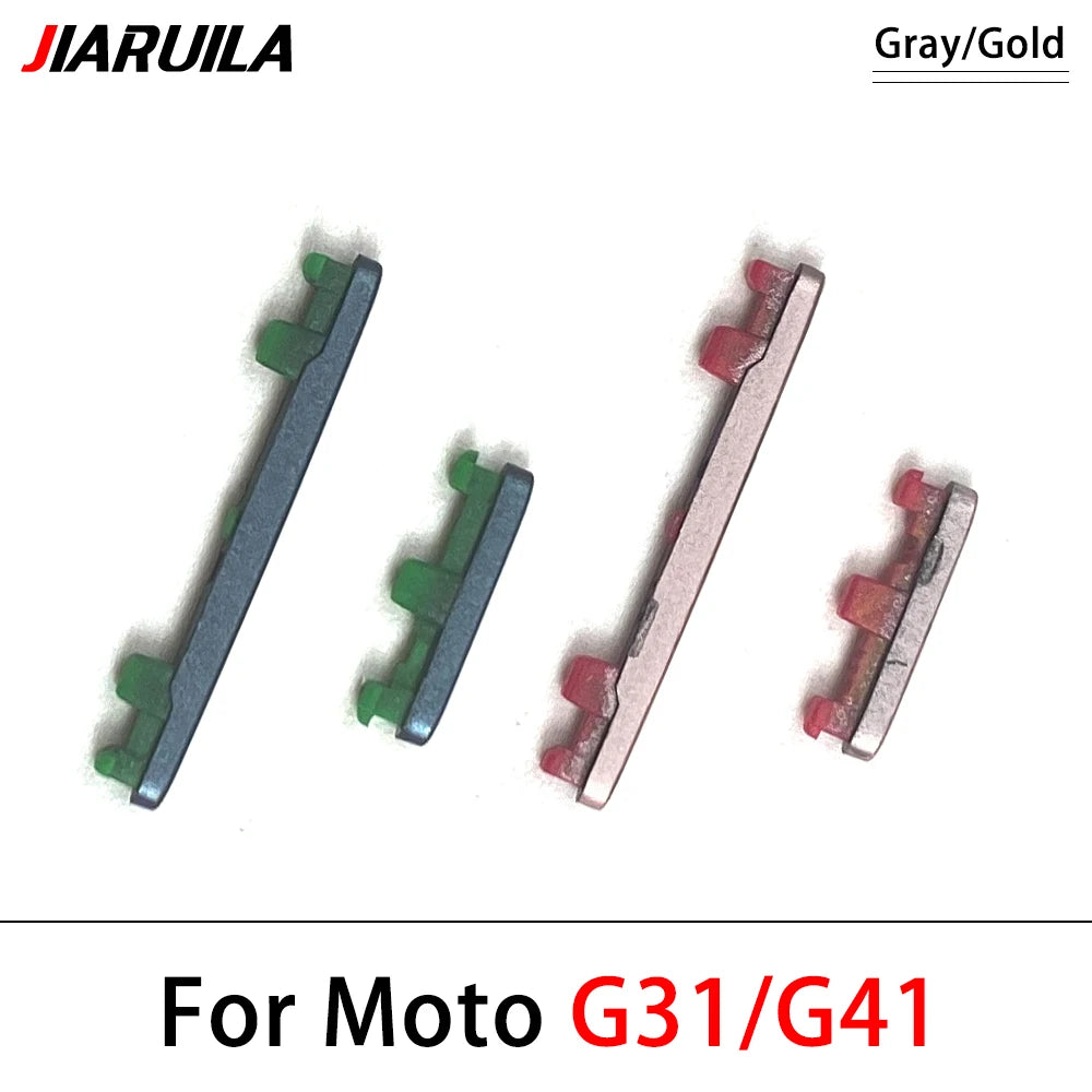 10Pcs, Power Volume Side Button Key For Motorola Moto G10 G20 G30 G50 G60 G60s G31 G71 G51 G22 G32 G52 G62 G72 G82 G13 G23 5G Motorola phone repair parts