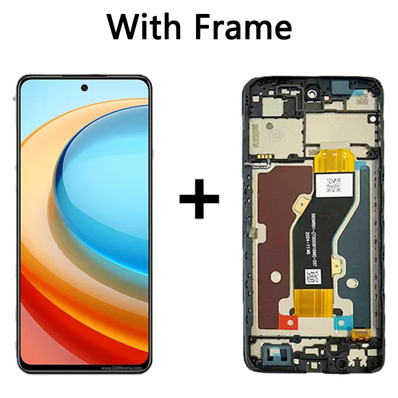 Z2357N Z2359 Premium Lcd For ZTE Blade A75 4G/V60 Smart Display Touch Screen Digitizer Panel Assembly With Frame ZTE phone repair parts