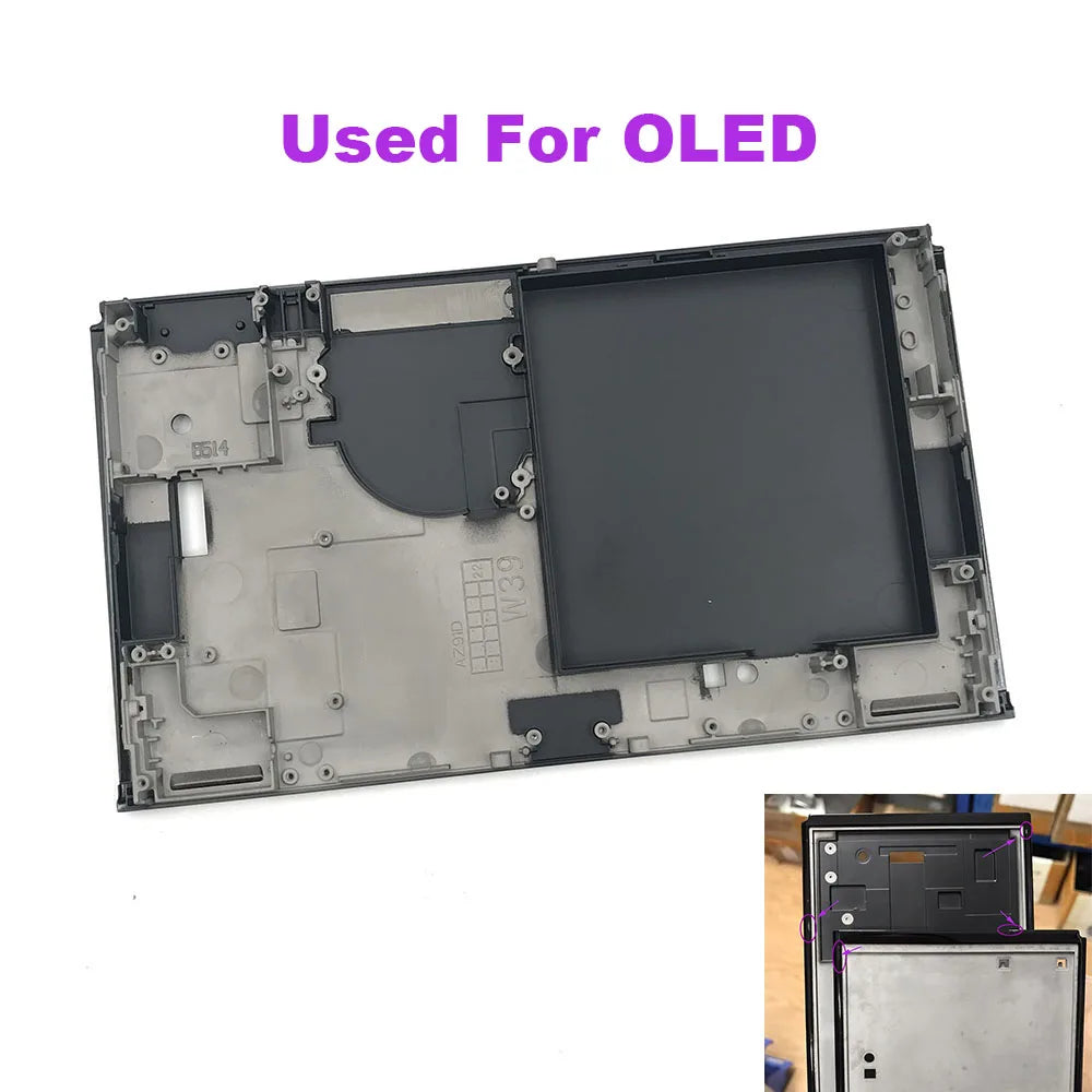 Game Console Front Frame Middle Metal Cover For Nintendo NS Switch 2 / OLED / LITE / Switch Battery Holder Heat Dissipation Shel Game console repair parts