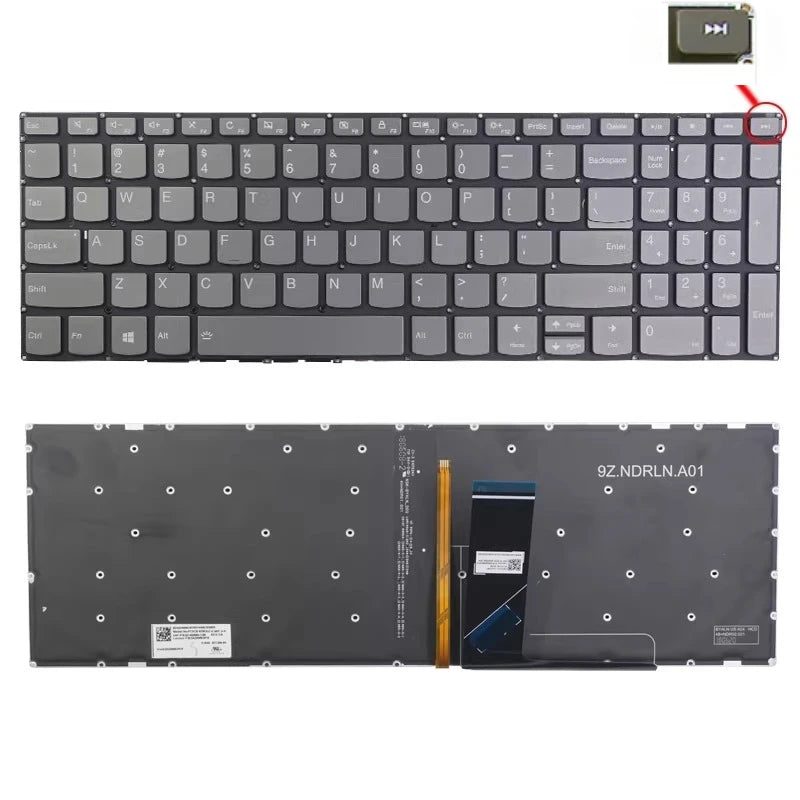 Upper case keyboard for Lenovo 15s 15s ARE IML IIL 2020 IdeaPad 3 15IML05 topcase palmrest keyboard cover touchpad Lenovo laptop repair parts