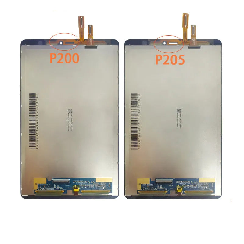 100% tested Tab touch lcd display screen panel for Samsung Tab A 8" inch P200 P205 digitizer glass assembly Samsung tablet repair parts