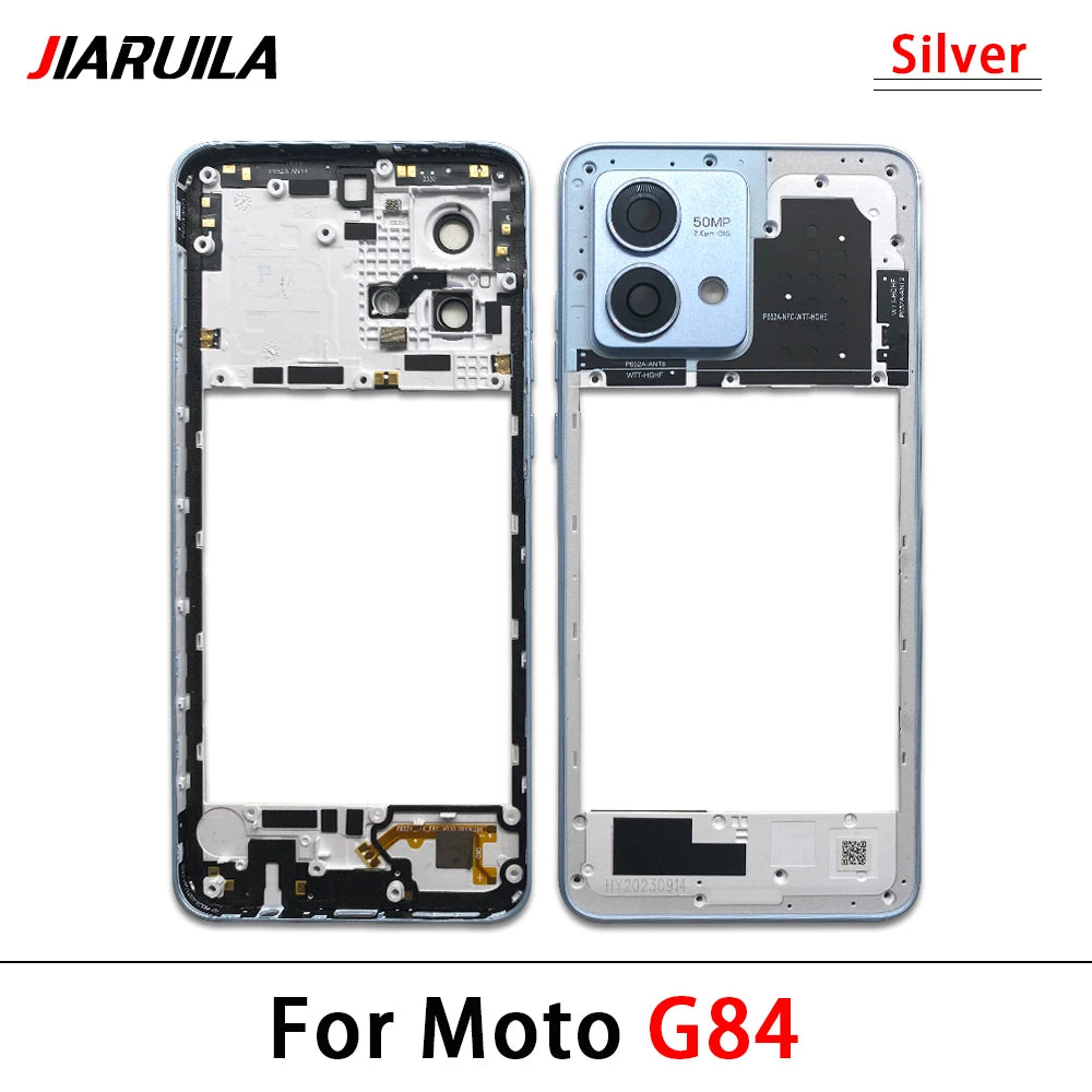 New Middle Frame For Motorola Moto G22 G42 G52 G82 G84 Door Housing Bezel Repair Parts Motorola phone repair parts
